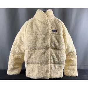 Patagonia Women's‎ Recycled High-Pile Fleece Down Jacket size XL Extra Large